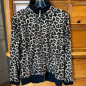 Michael Kors | Leopard Sweater Jacket